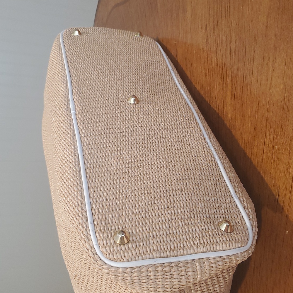 Mark & Graham Rafia Tote Bag - Picture 9 of 14
